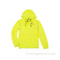 Vestes d&#39;hiver à capuche jaune Safety FR